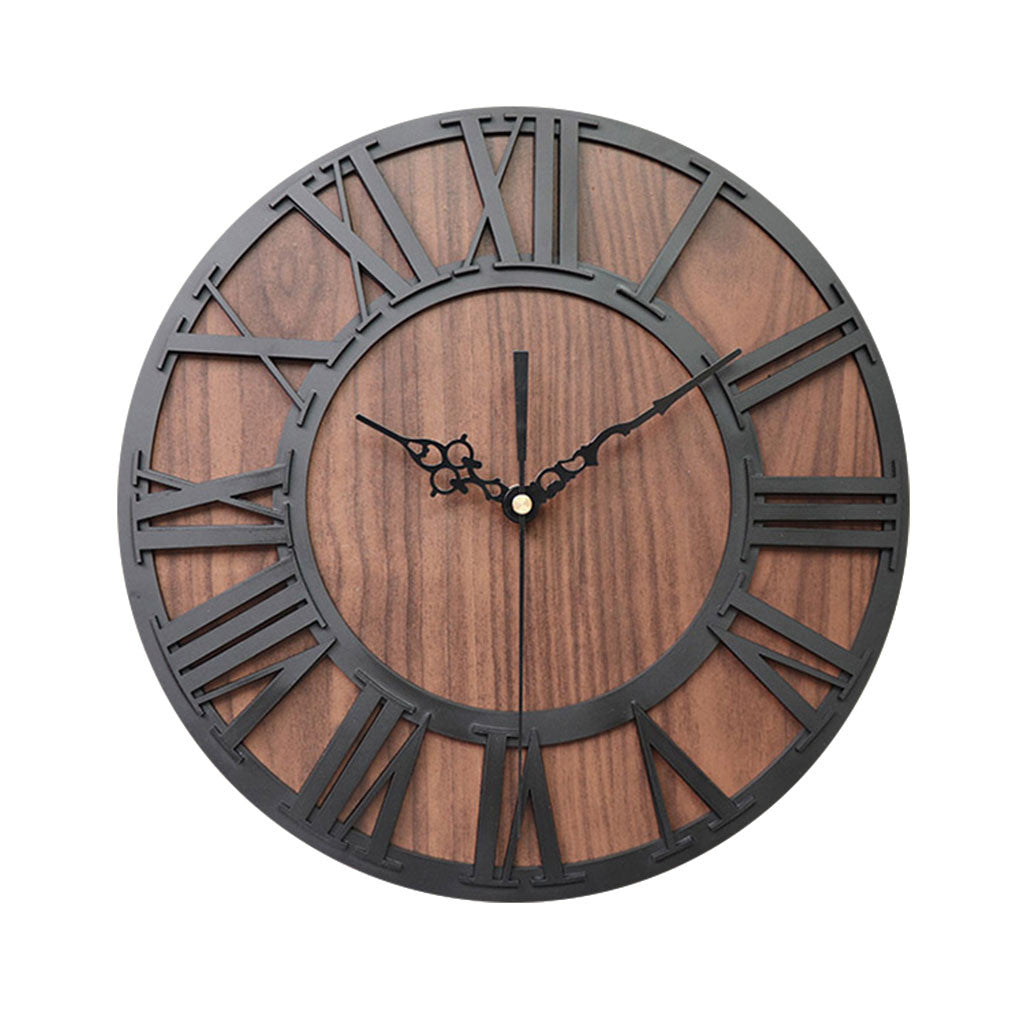 The Senate Clock — Vintage Roman Numeral Wall Timepiece