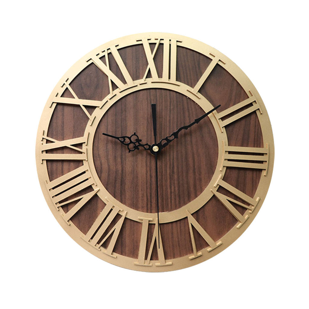 The Senate Clock — Vintage Roman Numeral Wall Timepiece