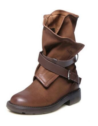 Retro Women's Short Roman Boots