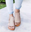 Via Appia Sandals — Roman Openwork Flat