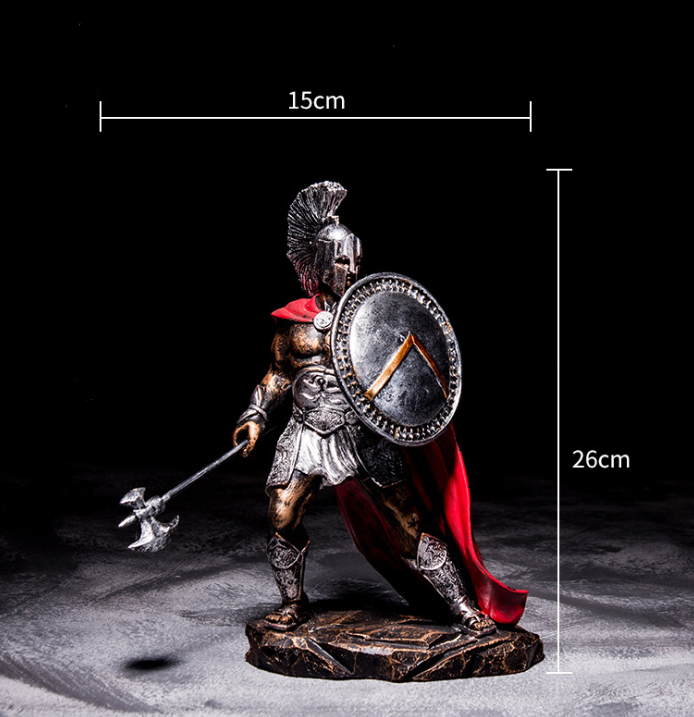 The Centurion — Roman Spartan Armor Desk Sculpture
