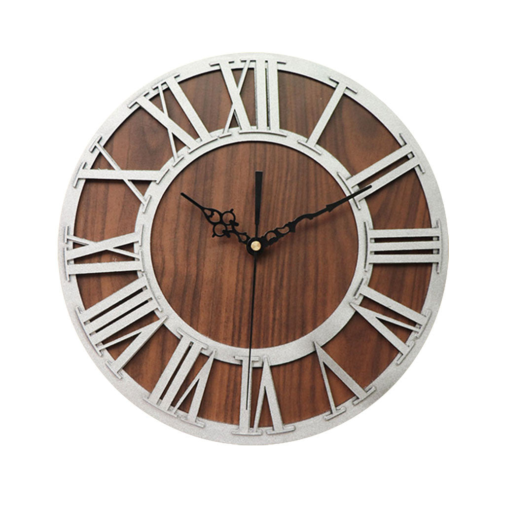 The Senate Clock — Vintage Roman Numeral Wall Timepiece