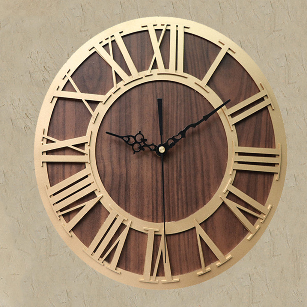 The Senate Clock — Vintage Roman Numeral Wall Timepiece